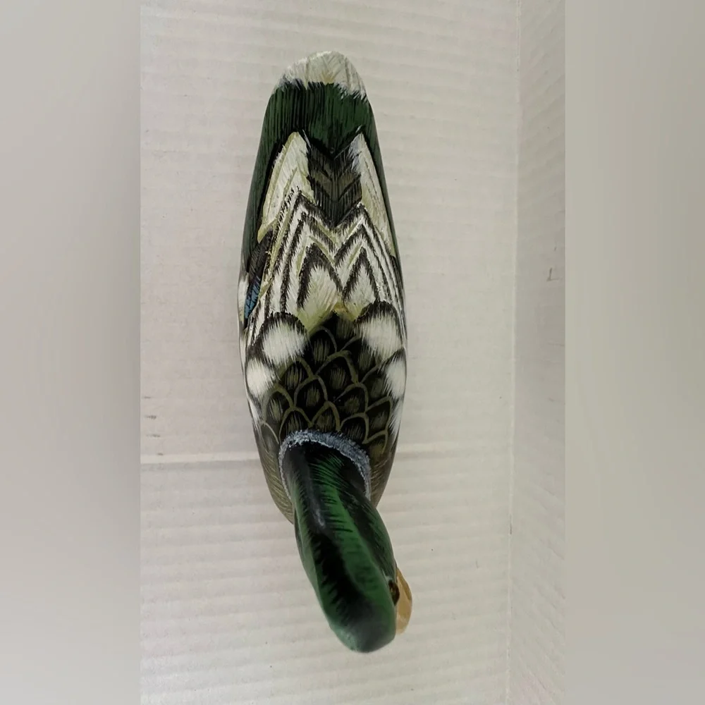Handcrafted Wooden Duck Figurine - Picture 9 of 14